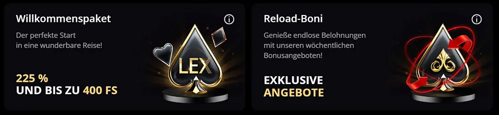 lex-casino-Bonusarten
